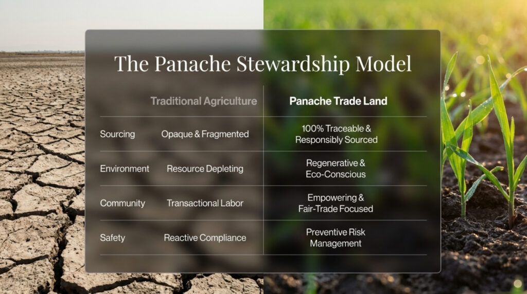 ethical stewardship (sustainability) panache trade land 3